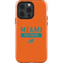 NFL Miami Dolphins Orange Performance Series iPhone 15 Pro Impact Case