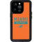 NFL Miami Dolphins Orange Performance Series iPhone 15 Pro Waterproof Case