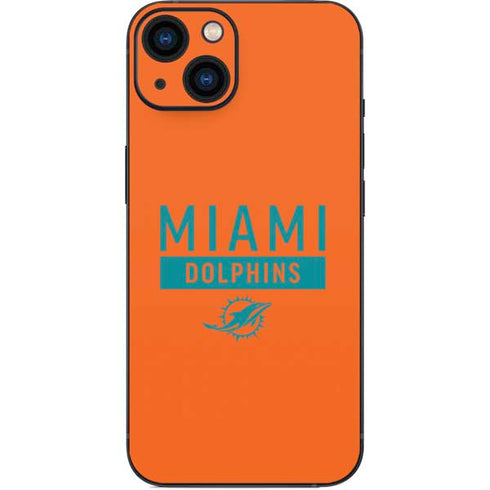 NFL Miami Dolphins Orange Performance Series iPhone 15 Skin