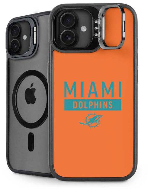 NFL Miami Dolphins Orange Performance Series iPhone 16 Kickstand Case