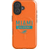 NFL Miami Dolphins Orange Performance Series iPhone 16 Magsafe Impact Case