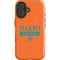 NFL Miami Dolphins Orange Performance Series iPhone 16 Plus Impact Case