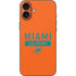 NFL Miami Dolphins Orange Performance Series iPhone 16 Plus Skin