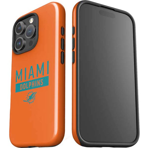 NFL Miami Dolphins Orange Performance Series iPhone 16 Pro Impact Case
