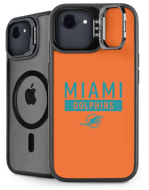 NFL Miami Dolphins Orange Performance Series iPhone 16e Kickstand Case