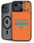 NFL Miami Dolphins Orange Performance Series iPhone 16e Kickstand Case