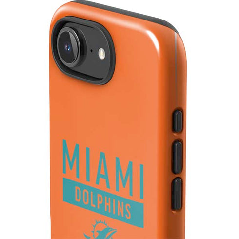 NFL Miami Dolphins Orange Performance Series iPhone 16e Impact Case