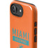 NFL Miami Dolphins Orange Performance Series iPhone 16e Impact Case