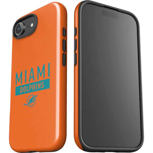 NFL Miami Dolphins Orange Performance Series iPhone 16e Impact Case