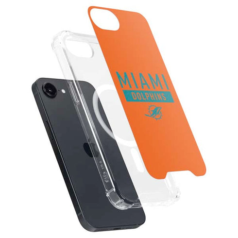 NFL Miami Dolphins Orange Performance Series iPhone 16e MagSafe Case