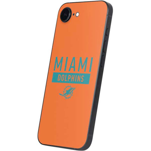 NFL Miami Dolphins Orange Performance Series iPhone 16e Skin