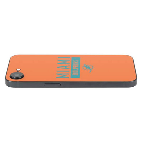 NFL Miami Dolphins Orange Performance Series iPhone 16e Skin