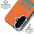 NFL Miami Dolphins Orange Performance Series iPhone 17 Clear Case