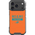 NFL Miami Dolphins Orange Performance Series iPhone 18 Pro Clear Case