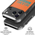 NFL Miami Dolphins Orange Performance Series iPhone 18 Pro Clear Case