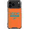 NFL Miami Dolphins Orange Performance Series iPhone 18 Pro Max Clear Case