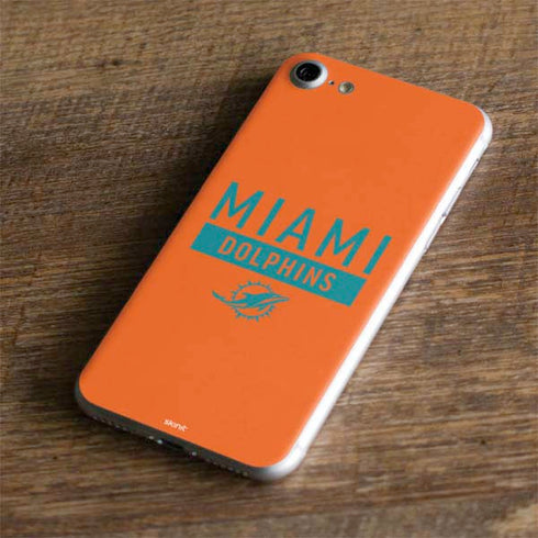 NFL Miami Dolphins Orange Performance Series iPhone 8 Skin