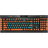 NFL Miami Dolphins Orange Performance Series K95 RGB PLATINUM Mechanical Gaming Keyboard Skin