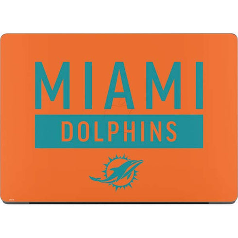 NFL Miami Dolphins Orange Performance Series Apple MacBook Pro 14-inch Skin