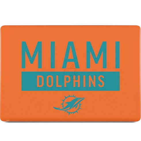 NFL Miami Dolphins Orange Performance Series MacBook Skins