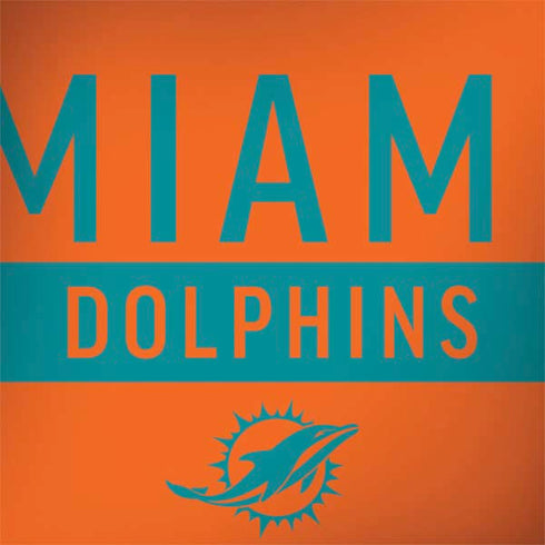 NFL Miami Dolphins Orange Performance Series MacBook Skins