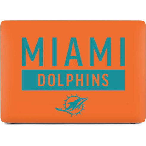 NFL Miami Dolphins Orange Performance Series Apple MacBook Pro 16-inch Skin