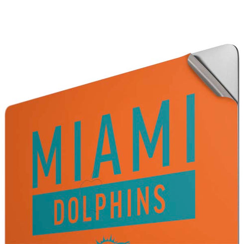 NFL Miami Dolphins Orange Performance Series Apple MacBook Pro 16-inch Skin