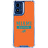 NFL Miami Dolphins Orange Performance Series Moto G 5G (2024) Clear Case