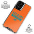 NFL Miami Dolphins Orange Performance Series Moto G Power 5G (2024) Clear Case