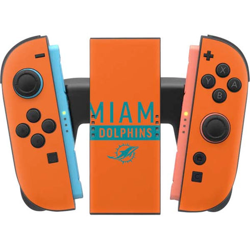 NFL Miami Dolphins Orange Performance Series Nintendo Switch 2 (2025) Joy-Con Controller Skin