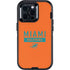 NFL Miami Dolphins Orange Performance Series Otterbox Defender iPhone Skin