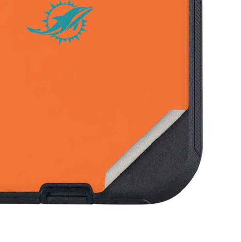 NFL Miami Dolphins Orange Performance Series Otterbox Defender iPhone Skin