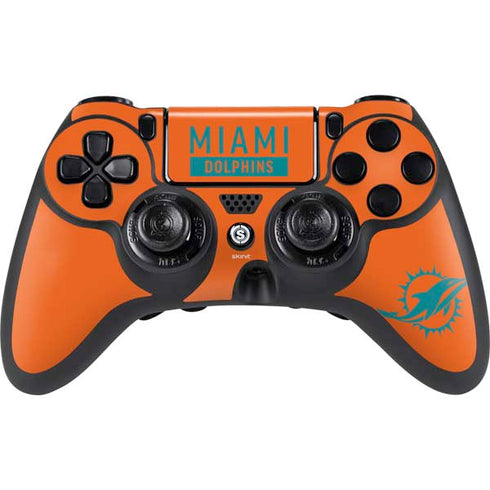 NFL Miami Dolphins Orange Performance Series PlayStation PS4 Skins