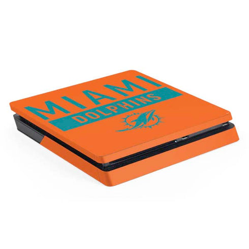 NFL Miami Dolphins Orange Performance Series PlayStation PS4 Skins