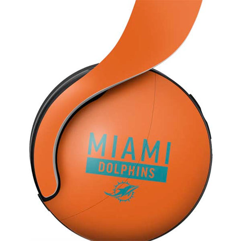 NFL Miami Dolphins Orange Performance Series PULSE 3D Wireless Headset for PS5 Skin