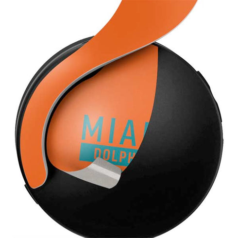 NFL Miami Dolphins Orange Performance Series PULSE 3D Wireless Headset for PS5 Skin