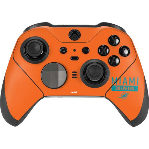 NFL Miami Dolphins Orange Performance Series Xbox Elite Wireless Controller Series 2 Skin