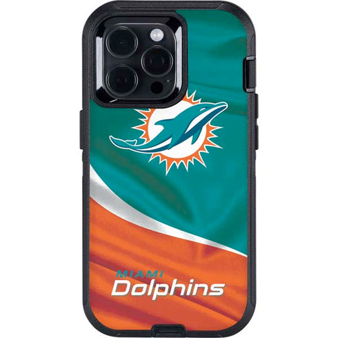 NFL Miami Dolphins Otterbox Defender iPhone Skin