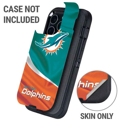NFL Miami Dolphins Otterbox Defender iPhone Skin