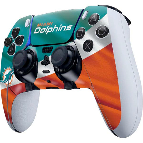 NFL Miami Dolphins PS5 DualSense Edge Pro Controller Skin