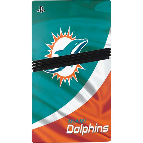 NFL Miami Dolphins PS5 Pro Disk Console Skin