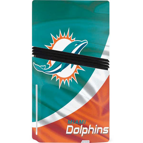 NFL Miami Dolphins PS5 Pro Disk Console Skin