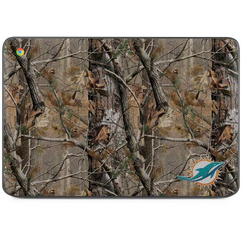 NFL Miami Dolphins Realtree AP Camo HP Chromebook Skin