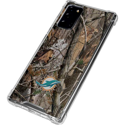 NFL Miami Dolphins Realtree AP Camo Galaxy Note20 5G Clear Case