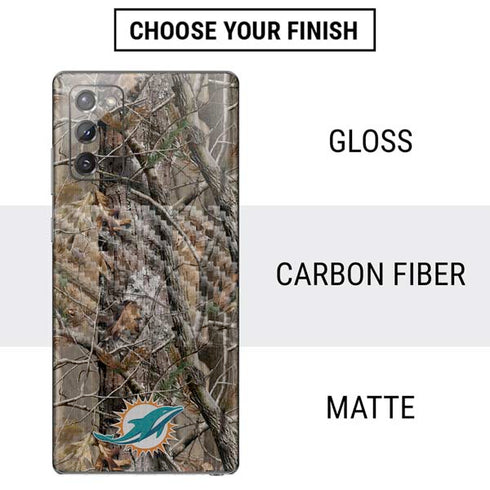 NFL Miami Dolphins Realtree AP Camo Galaxy Note20 5G Skin