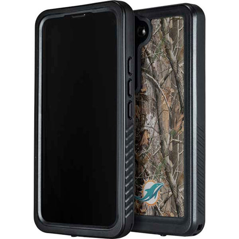 NFL Miami Dolphins Realtree AP Camo Galaxy S24 Plus Waterproof Case