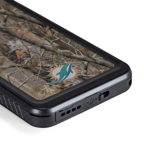 NFL Miami Dolphins Realtree AP Camo Galaxy S24 Plus Waterproof Case