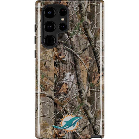NFL Miami Dolphins Realtree AP Camo Galaxy S25 Ultra Impact Case