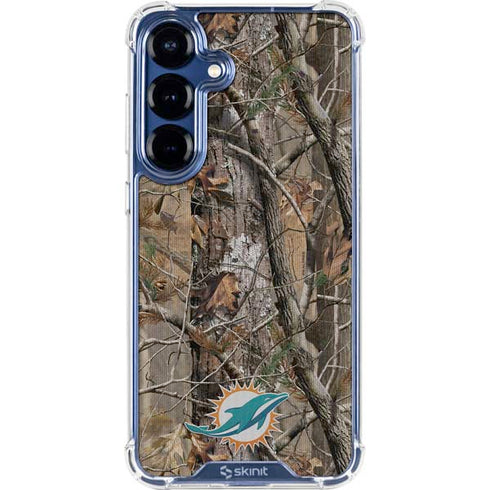 NFL Miami Dolphins Realtree AP Camo Galaxy S25 Plus Clear Case