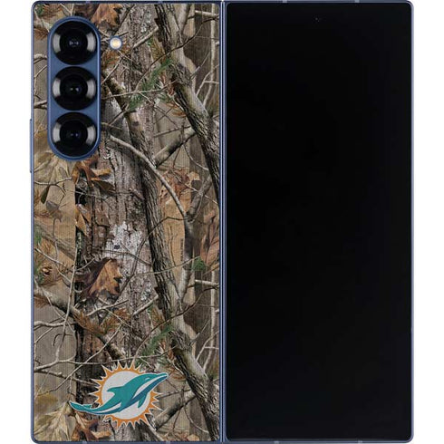 NFL Miami Dolphins Realtree AP Camo Galaxy Z Fold6 Skin